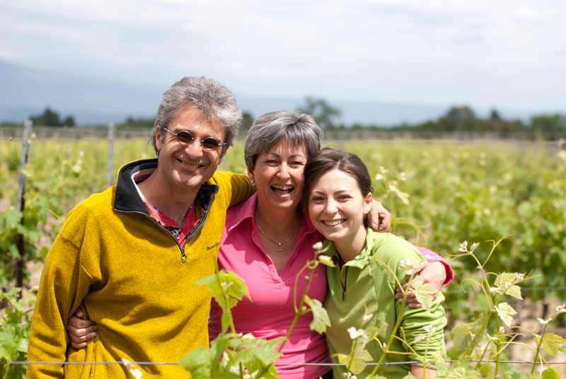 Eric, Justine und Christine SAUREL