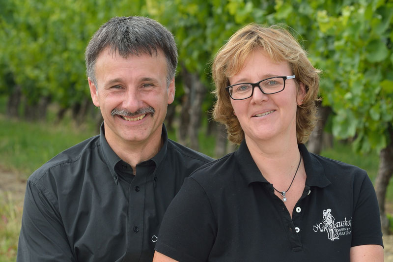 Klaus und Anja Hattemer, Weingut St. Nikolaushof, Gau-Algesheim, Rheinhessen.