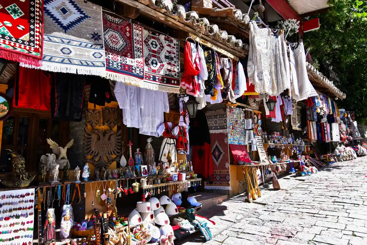 Basar der Basar-Moschee in Kruje. Foto: Dilara - Adobestock