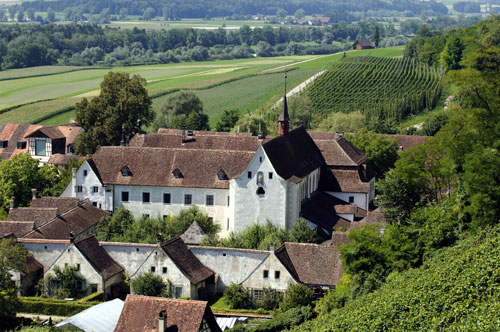 Die Karthause in Ittlingen - hier bauten Mönche schon vor 800 Jahren den Bodensee-Wein an. Foto: Thurgau-Tourismus