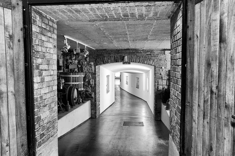 Winzergenossenschaft Oberbergen: Tunnel unter der Straße zwischen den Kellern
