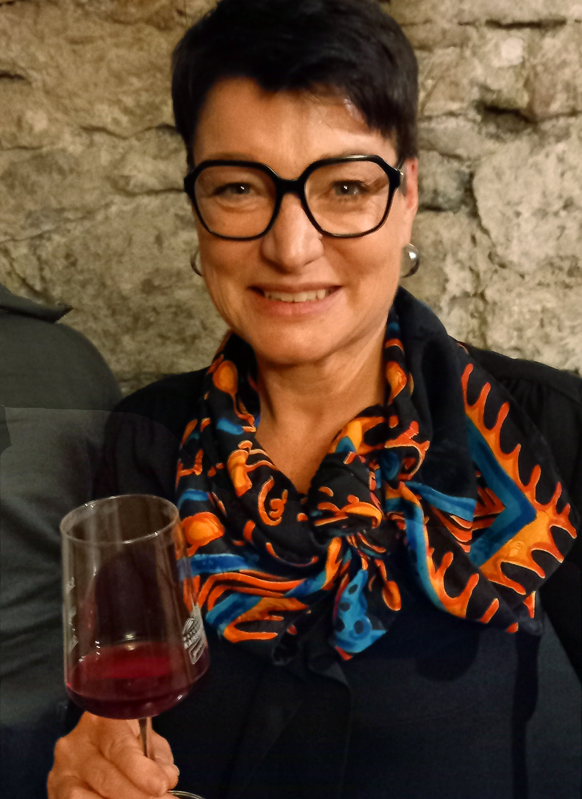 Heidi Horsch - die flotte Winzerin. Foto: bonvinitas