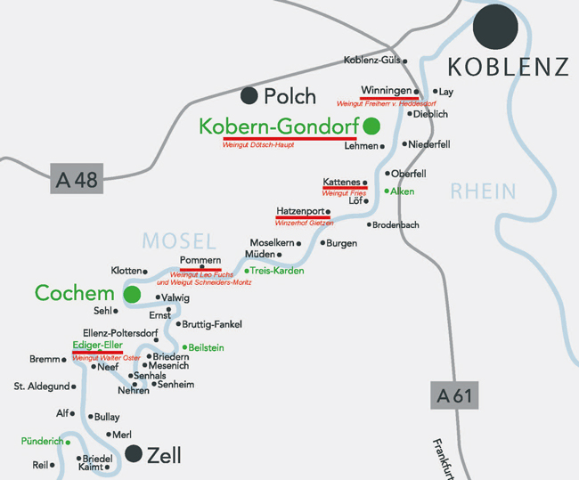 Mosel Architekturroute alle Ziele Untermosel - per Klick PDF