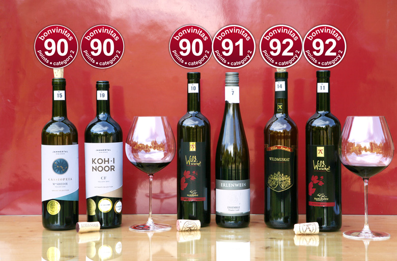 beste der Hervorragende – Rotweine bonvinitas Weinbewertung