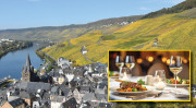 6.-13.11.2025 Super weinkulinarischer November an Mosel und Saar. MAXIME HERKUNFT MOSEL: top Weine und beste Speisen bei 35 Veranstaltungen. Im Bild Bernkastel, Foto:  Christiane Heinen, Mosellandtouristik.  Rechts Symbolfoto: NikahGeh - Adobestock
