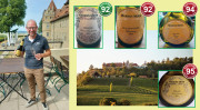Super „drinky“ Weine bis hin zu großen Gewächsen: Markus Meier, ein Quereinsteiger, der’s kann. Links: Markus Meier auf der Terrasse von Schloss Frankenberg - dieses auch rechts im Bild.