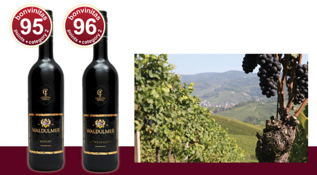 95 and 96 bonvinitas Points: Two international red wines from the edge of the Black Forest