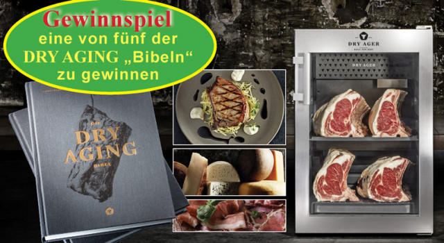 Gewinnspiel: eine von fünf der DRY AGING ‚Bibeln’ zu gewinnen