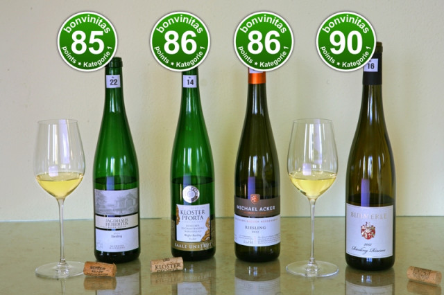 Sehr schöne trockene Rieslinge – und leicht!