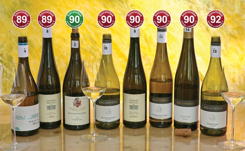 Großartige Weißweine – die besten aus der bonvinitas Weinbewertung vom